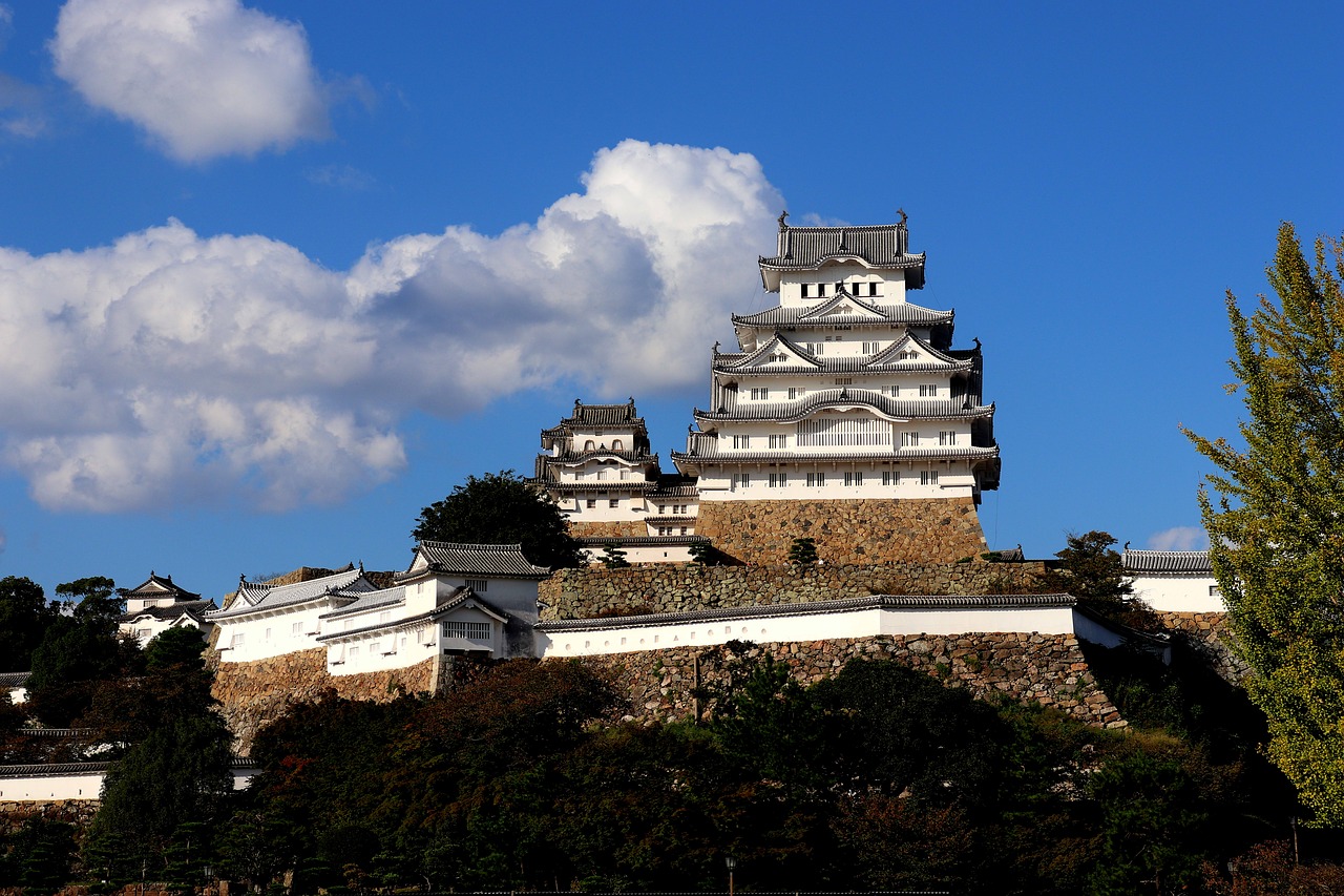 himeji castle  japan  castle free photo