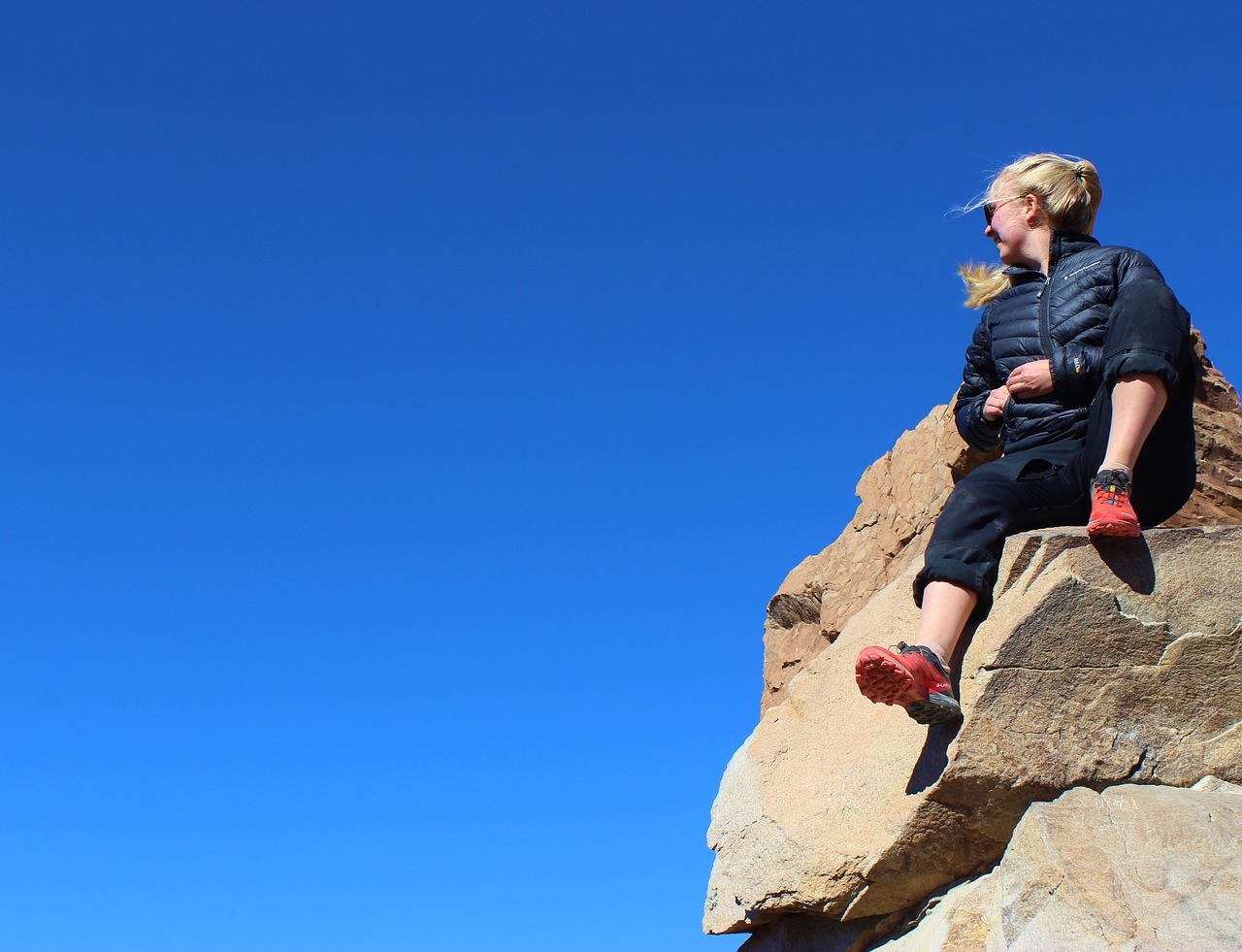 himmel blue sky mountain free photo