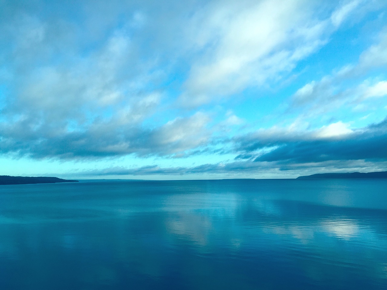 himmel vättern lake free photo