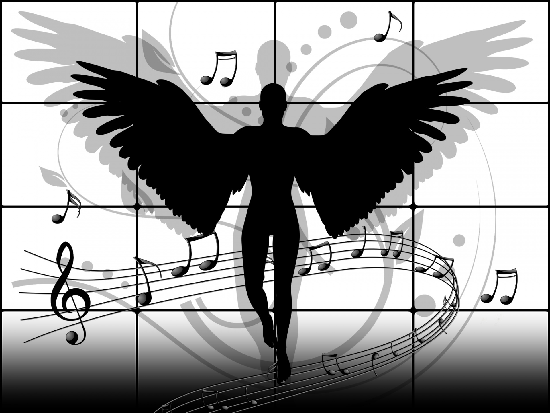 background angel music free photo