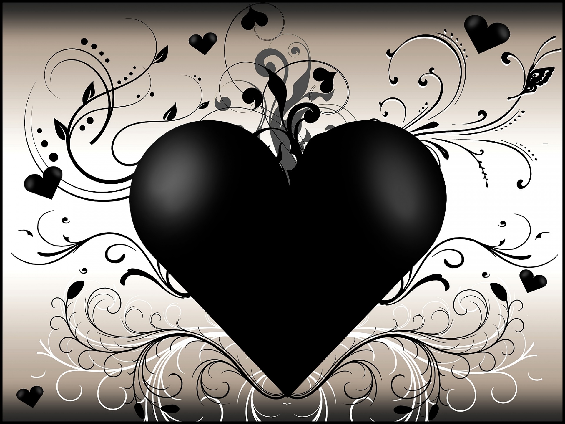 background heart love free photo