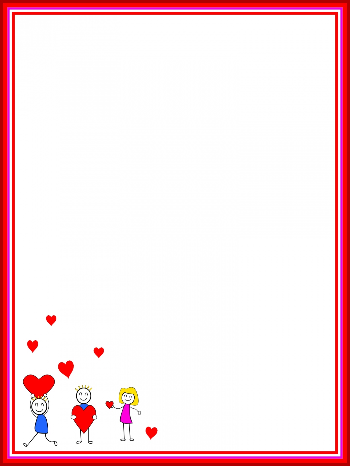 stationery children heart free photo