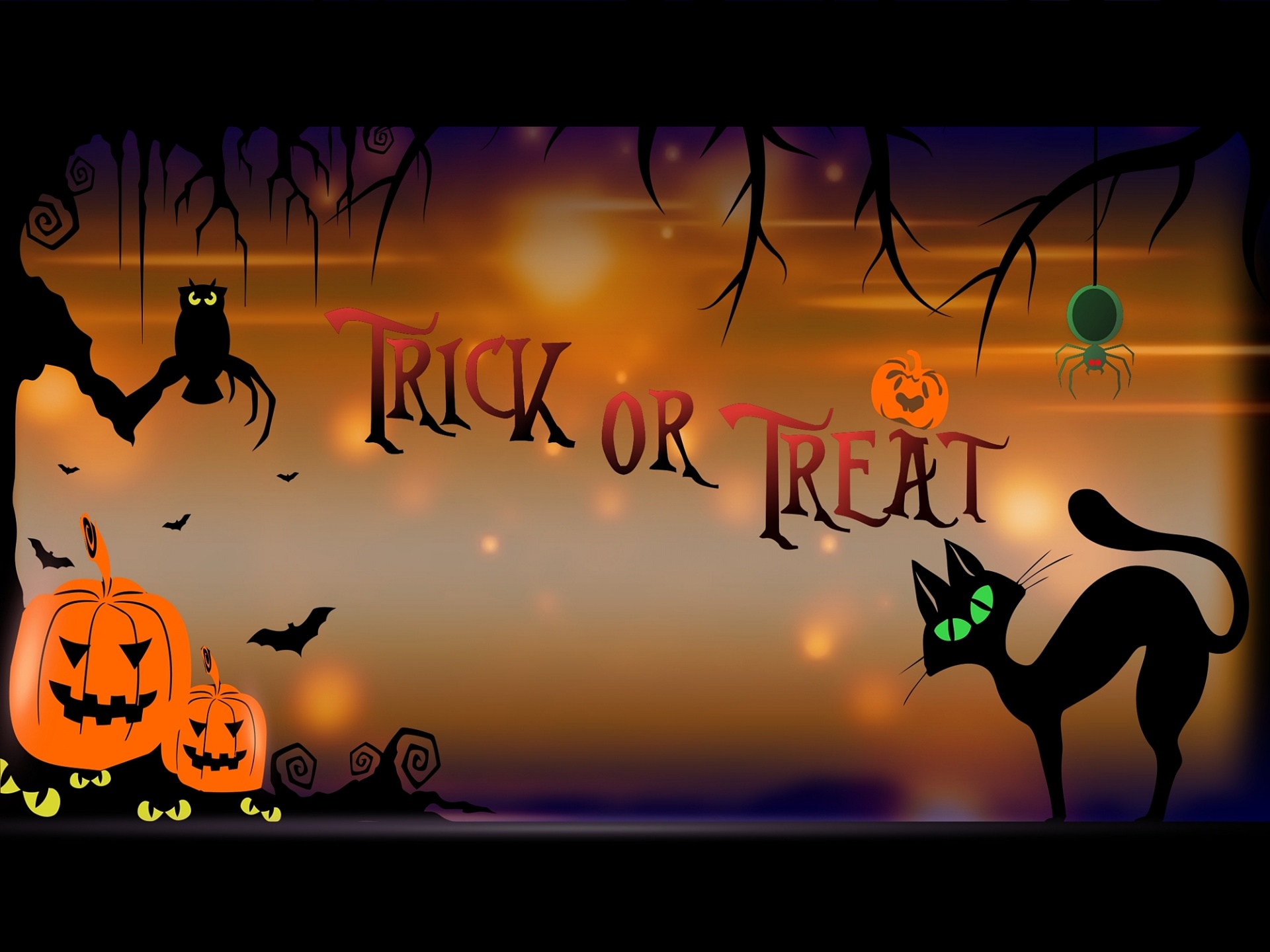 halloween card poster free photo