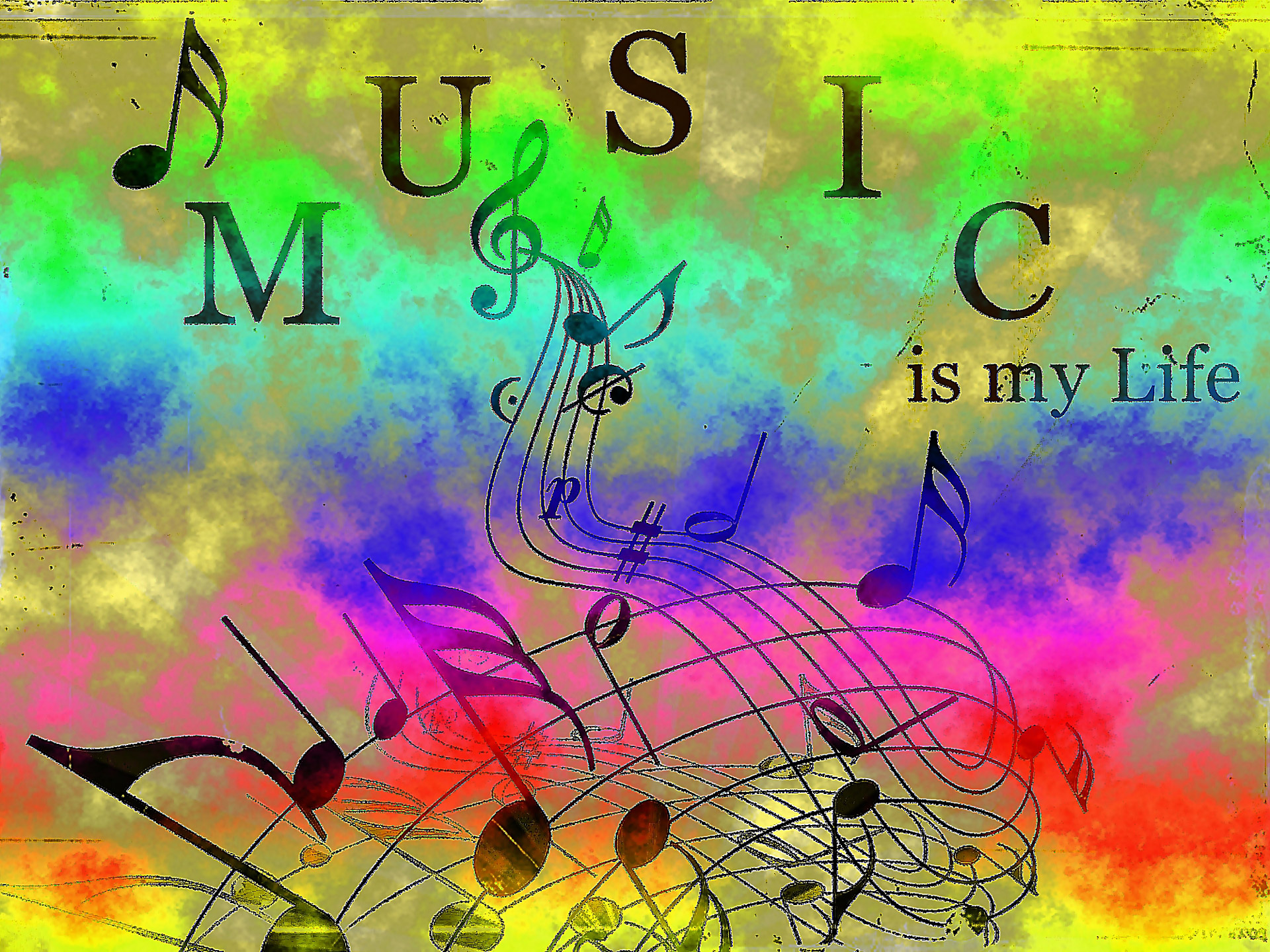 background music notes free photo