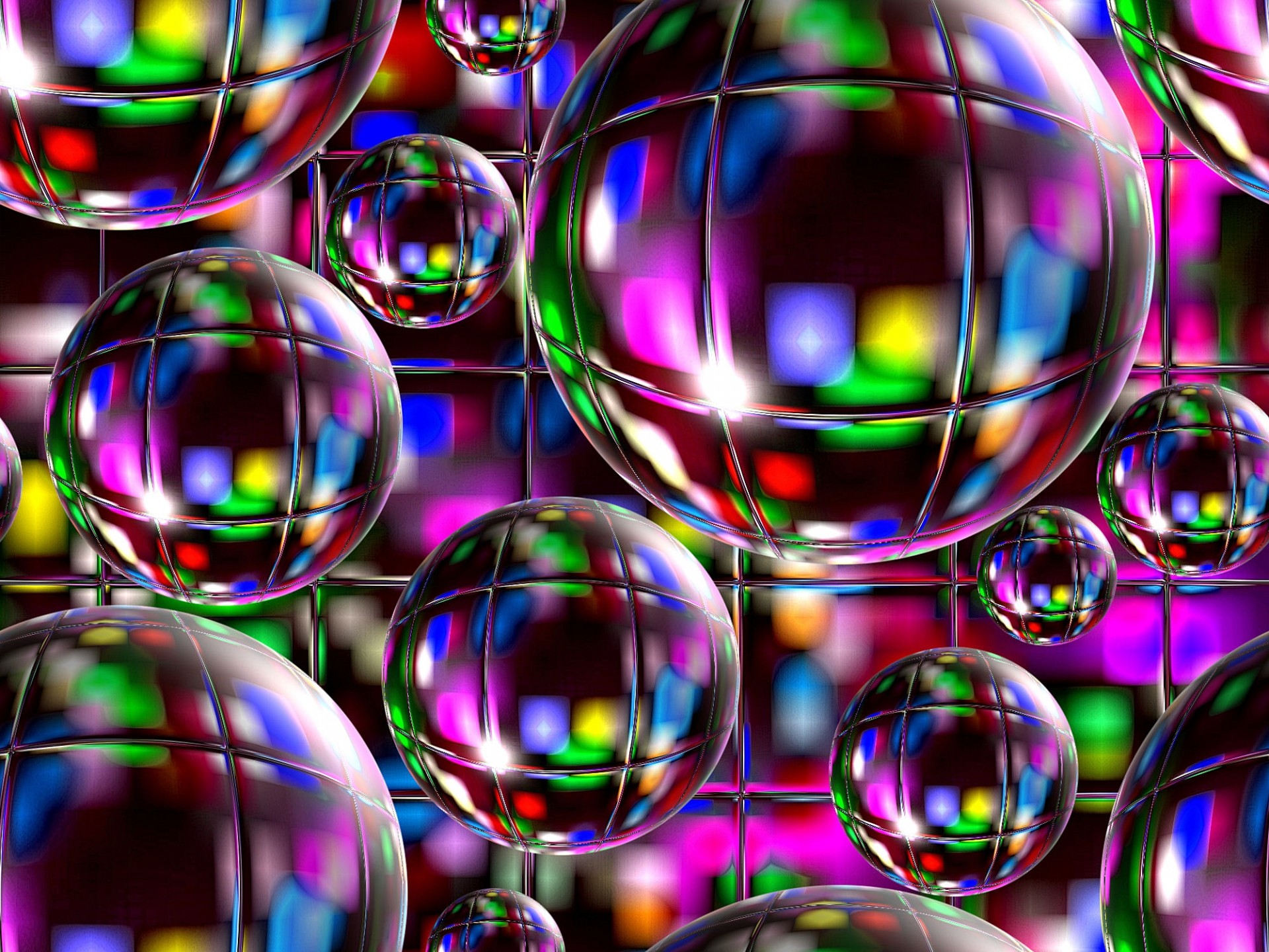 background glass balls glass free photo