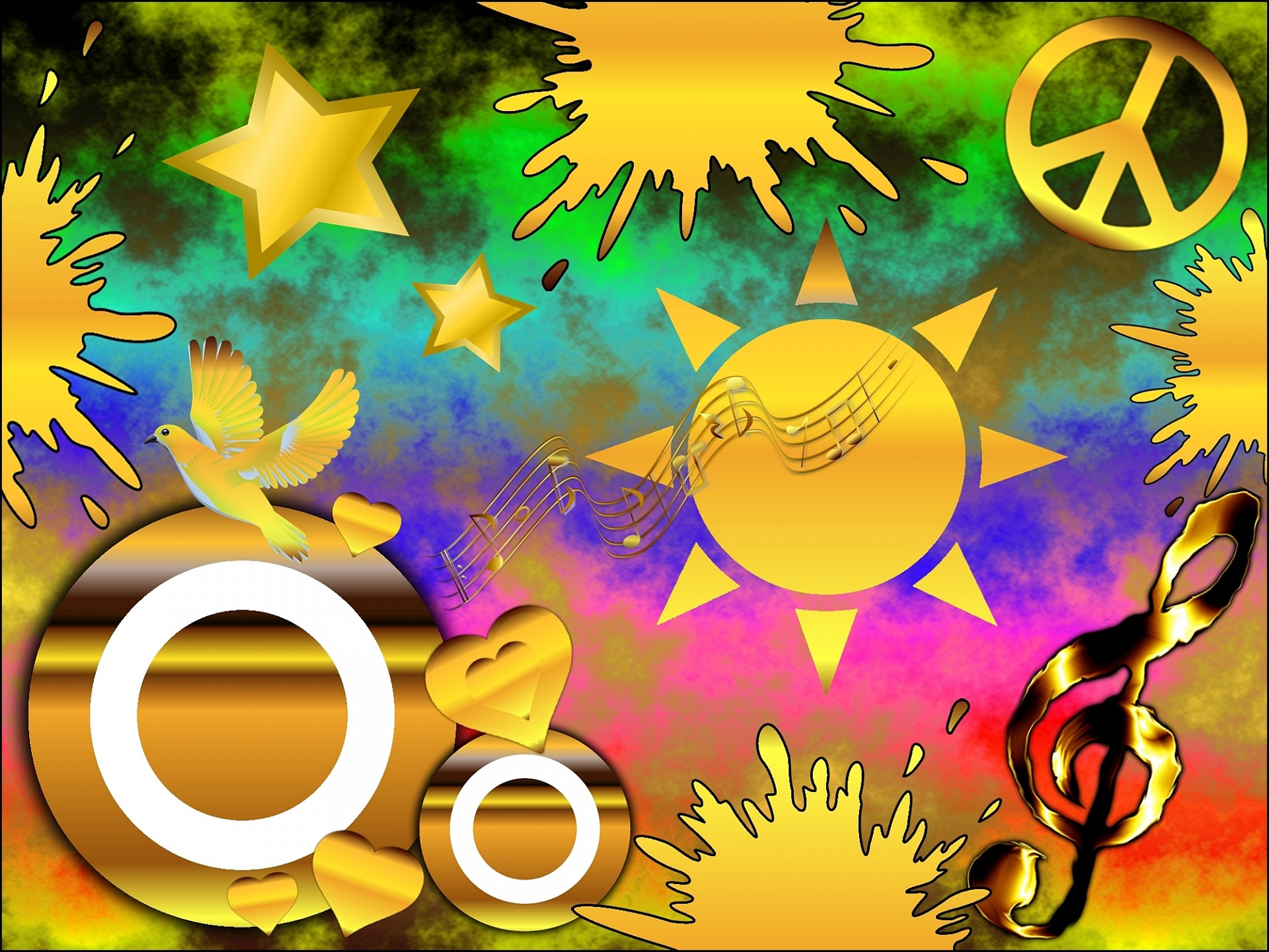 background gold multi colored free photo