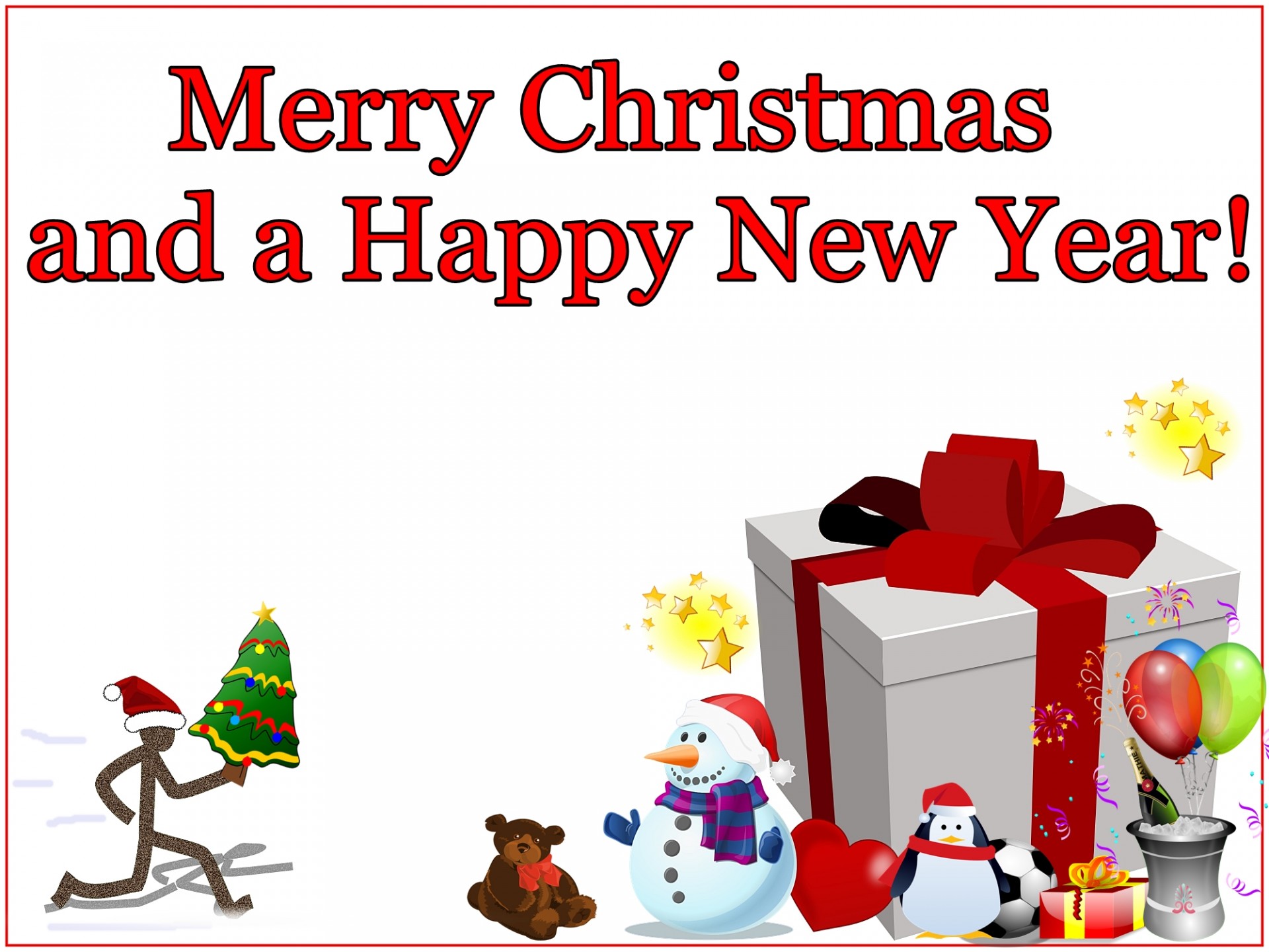 background christmas greeting card free photo