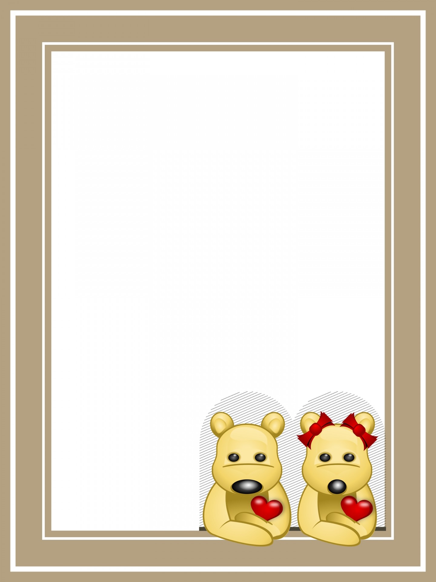 background picture frames teddy bear free photo