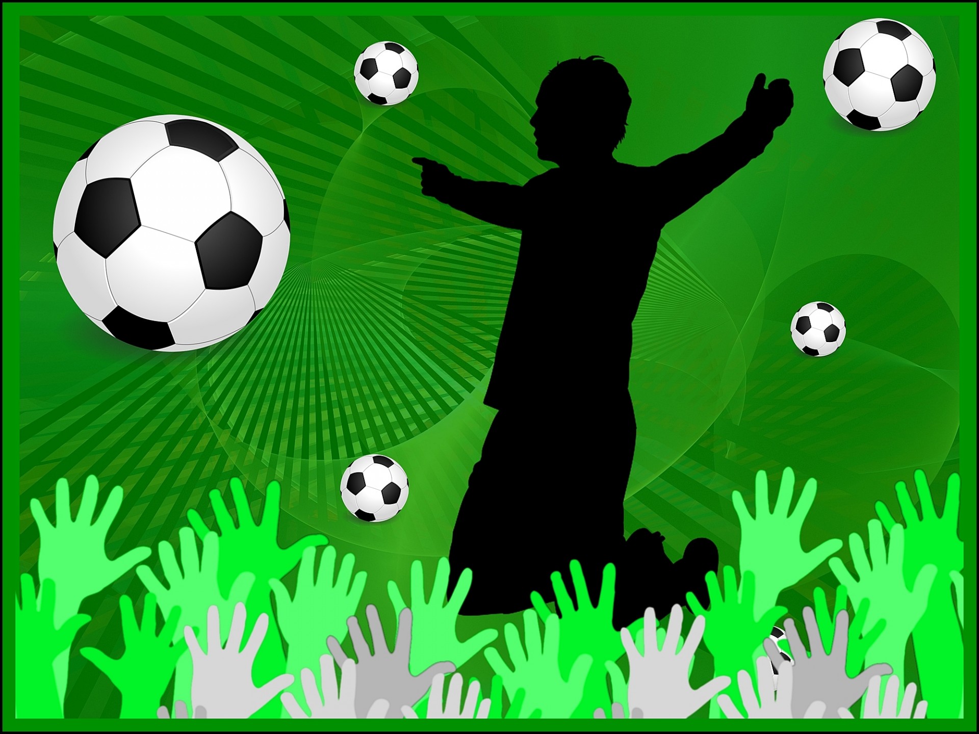 background soccer player celebration free photo