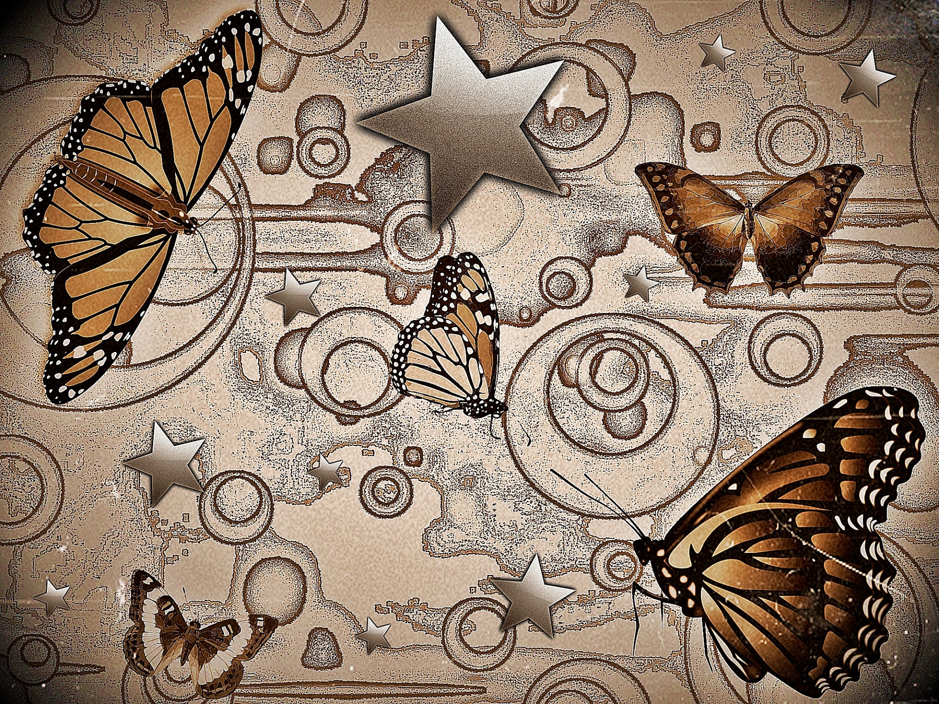 background butterflies background 932 free photo