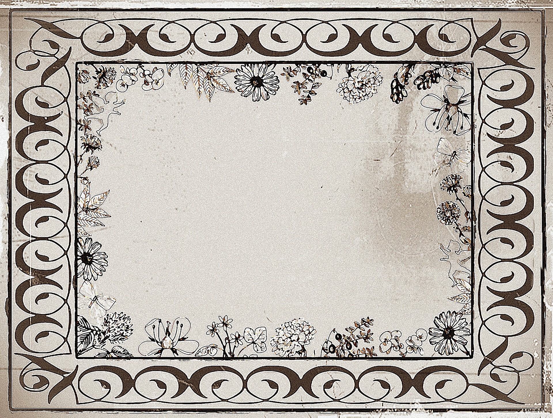 background antique postcard free photo