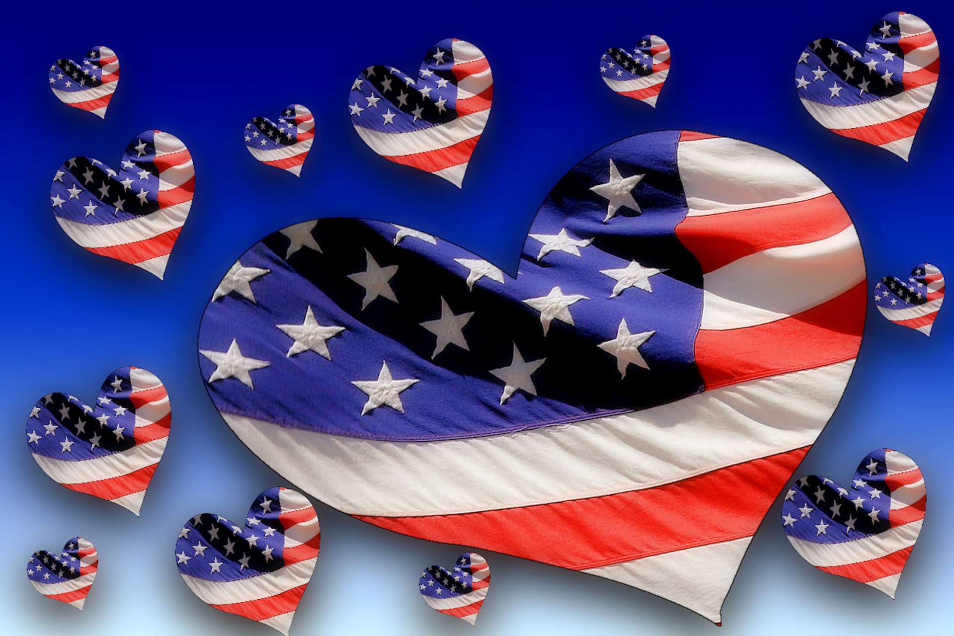 usa flag banner free photo