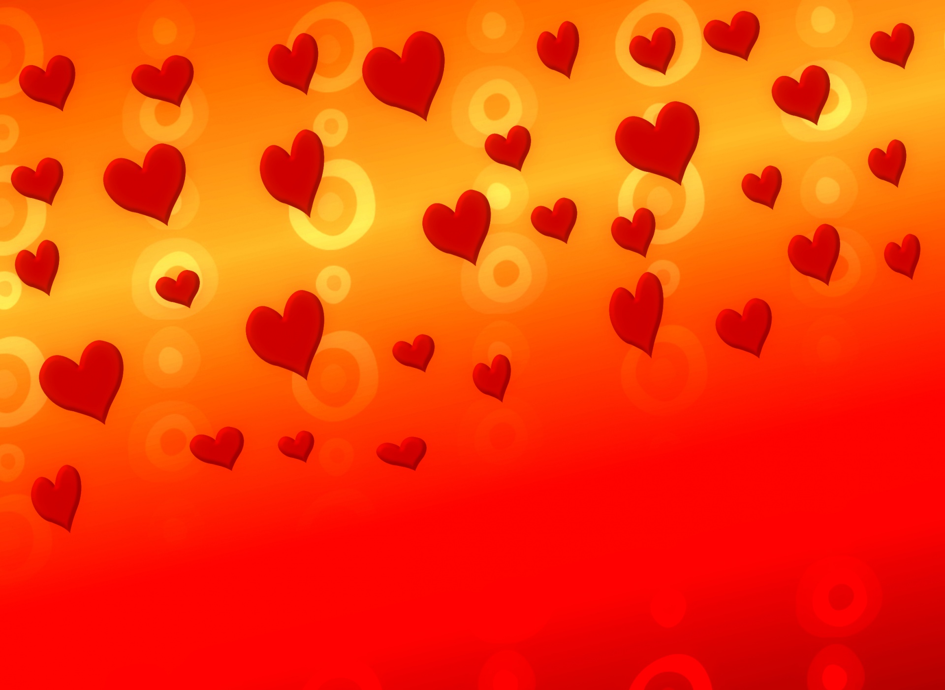 hearts pattern background free photo