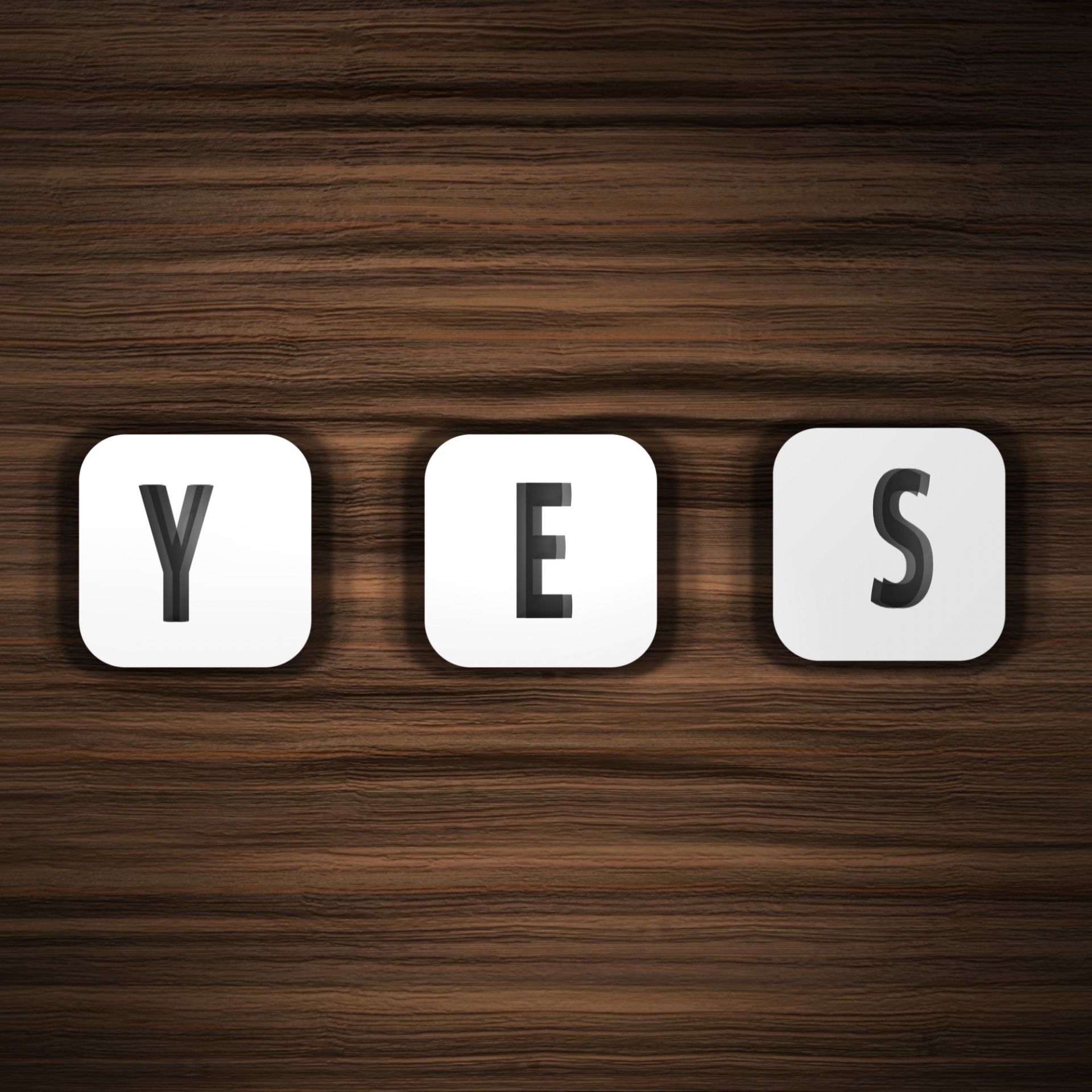 yes letters tablets free photo