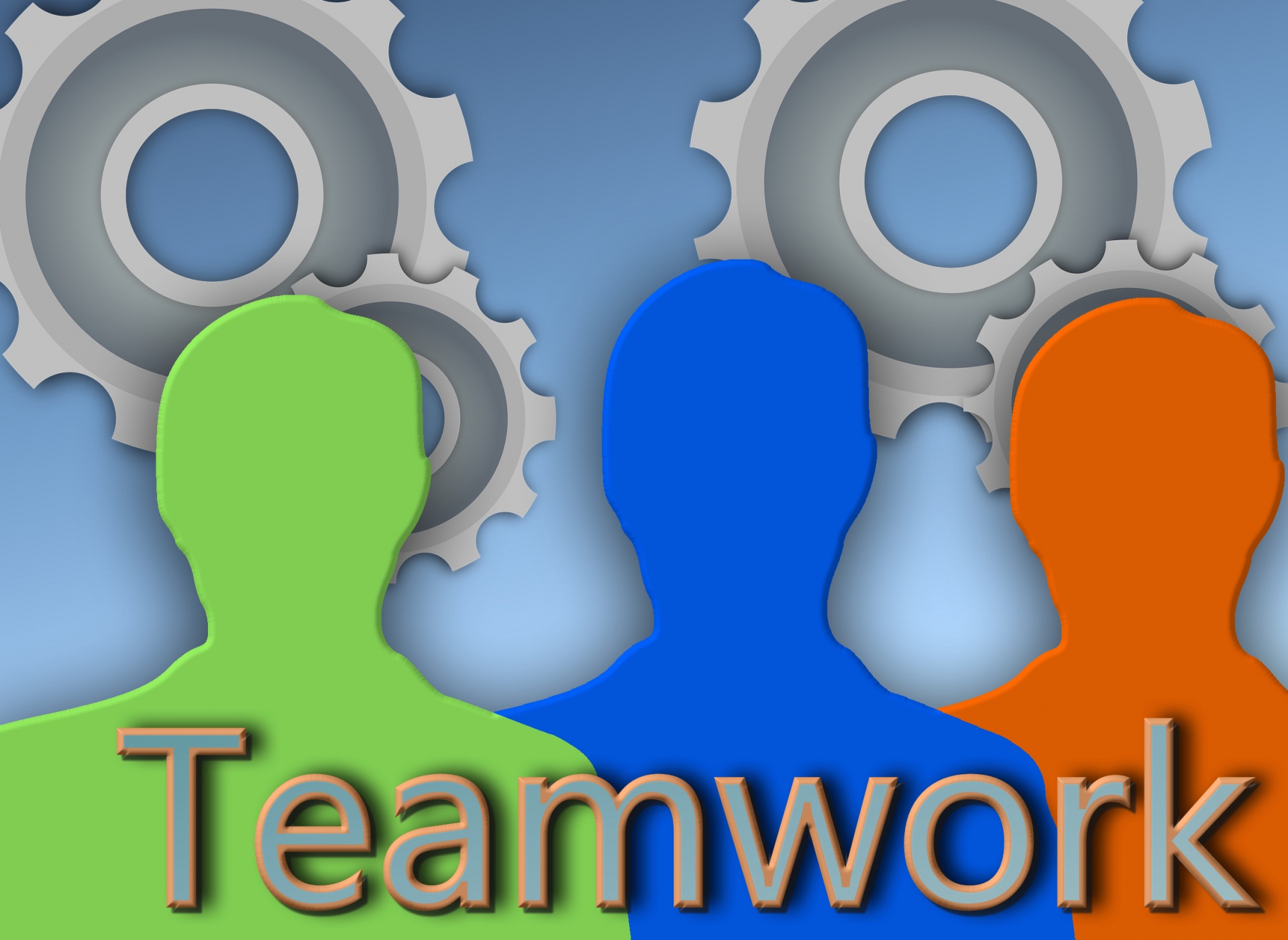 team teamwork together free photo