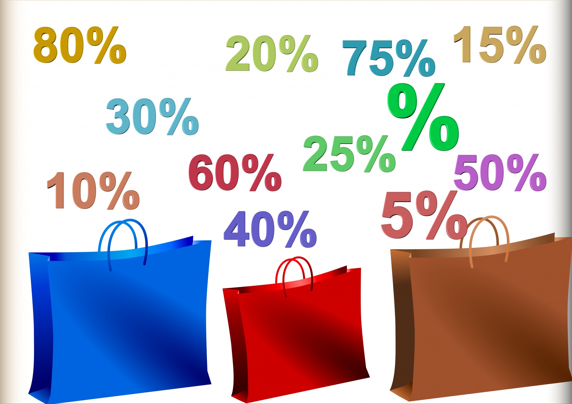percentages prices shopping free photo