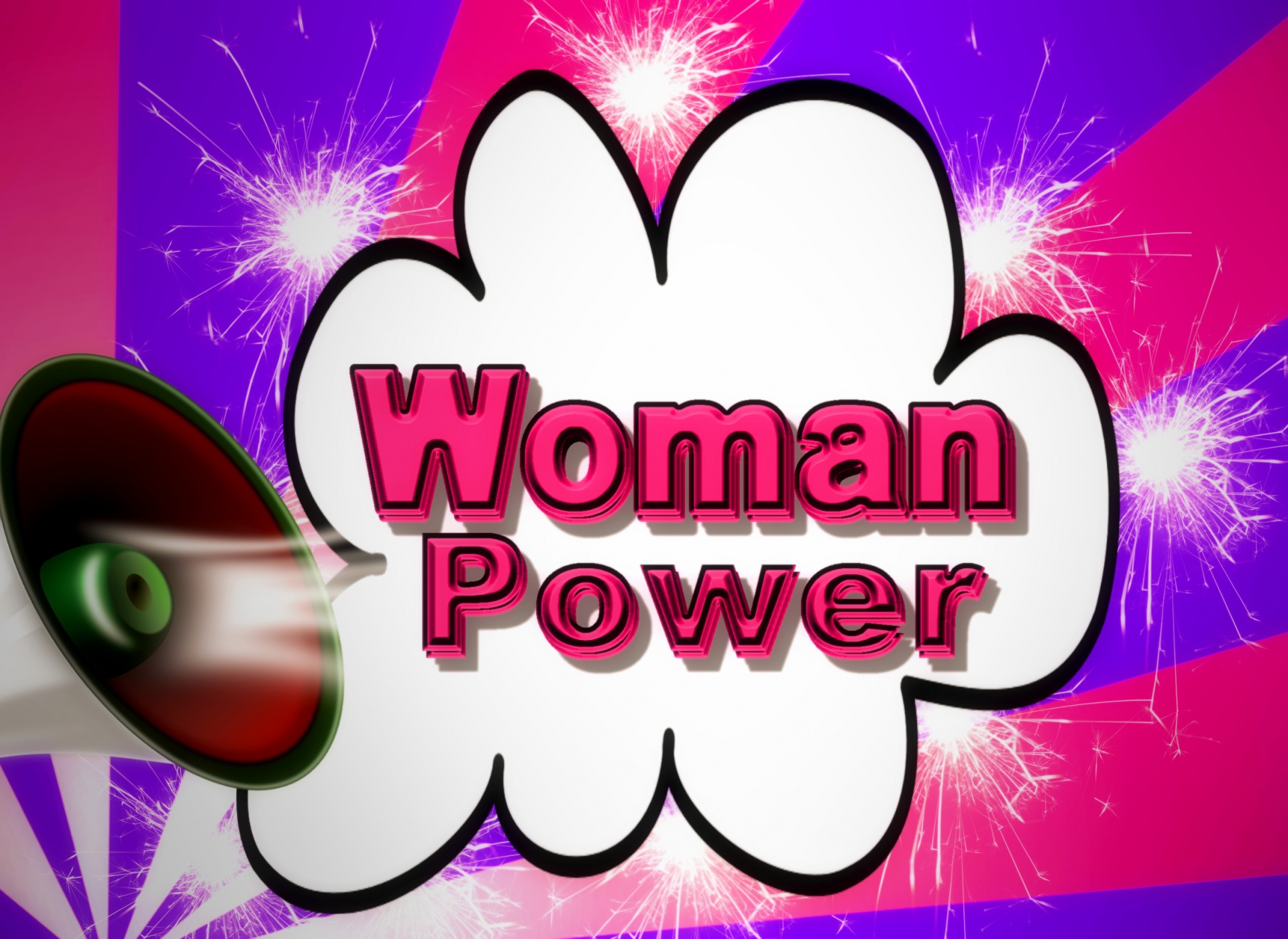 background woman power free photo