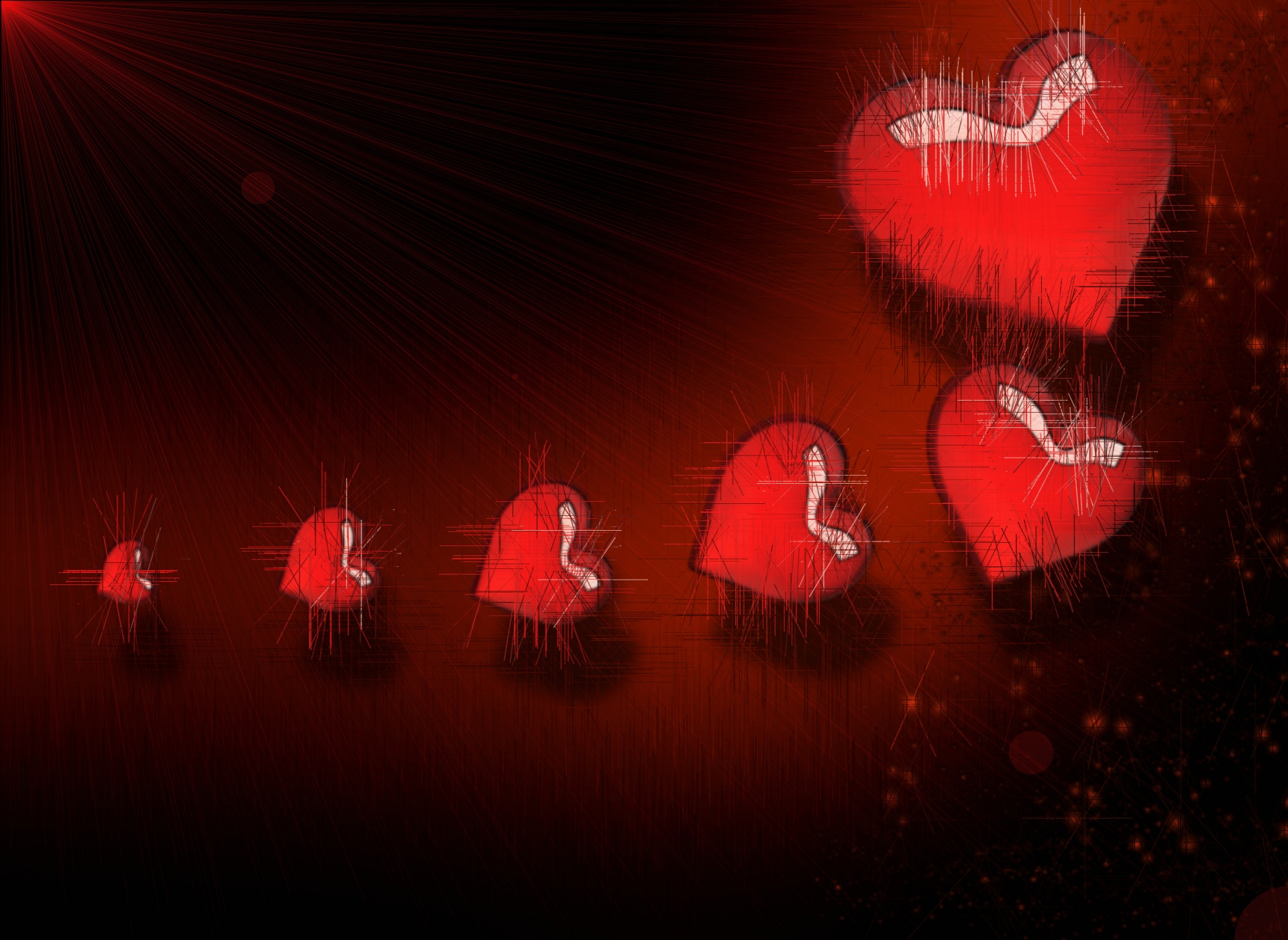 heart background red free photo