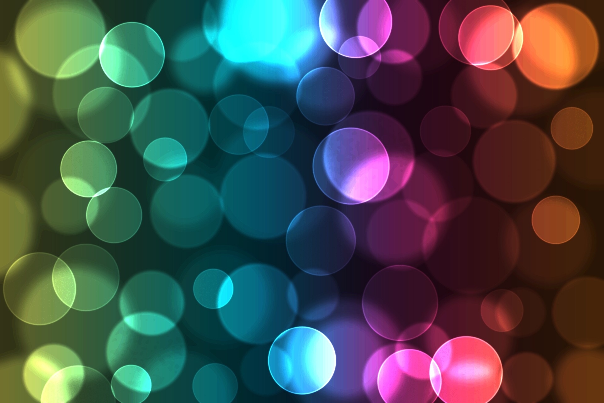background colorful circles free photo