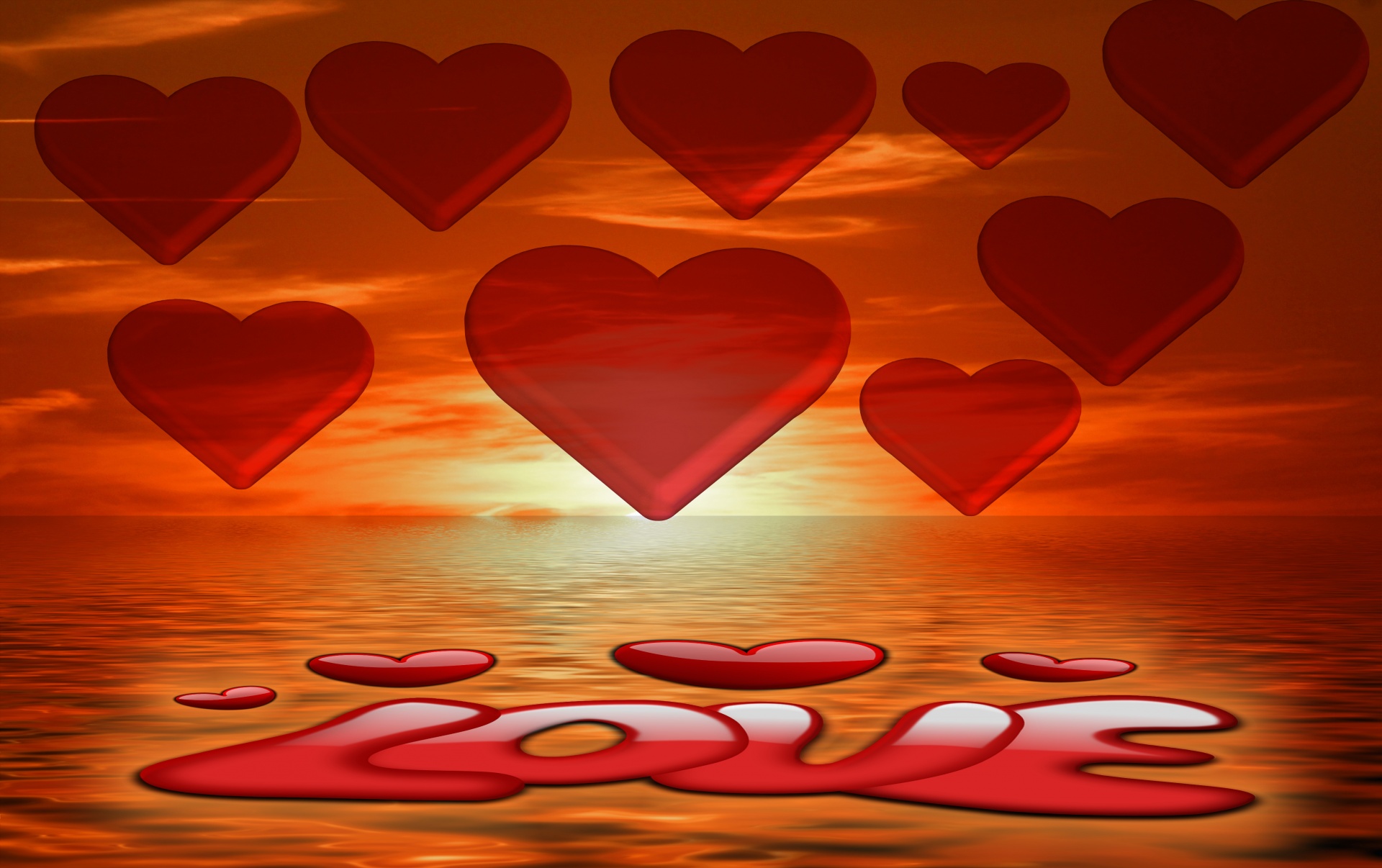 hearts background wallpaper free photo