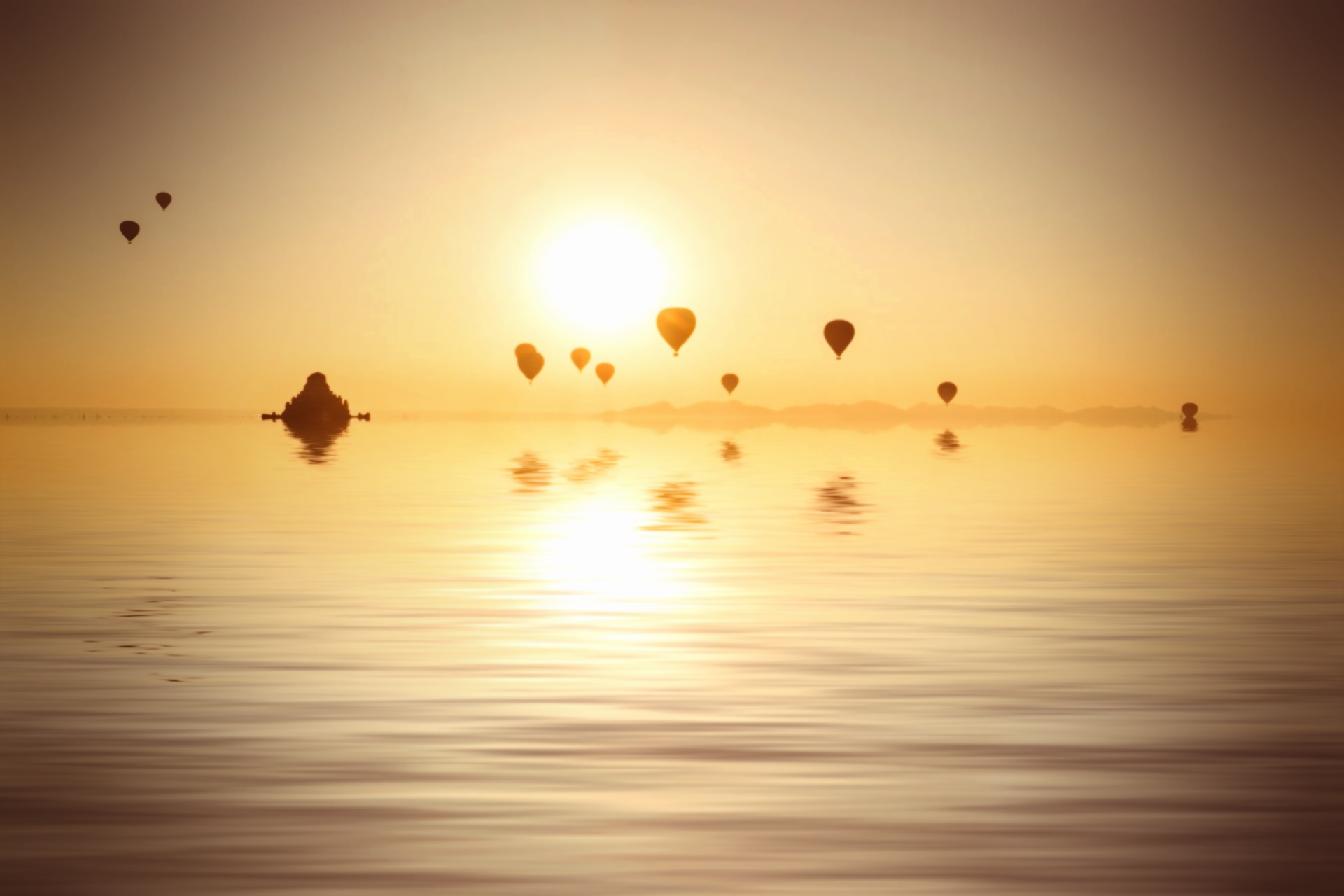 hot air balloons free photo