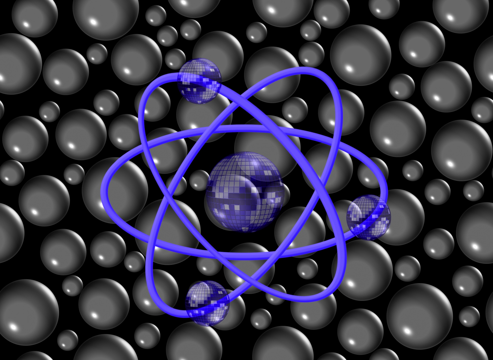 atom electron neutron free photo
