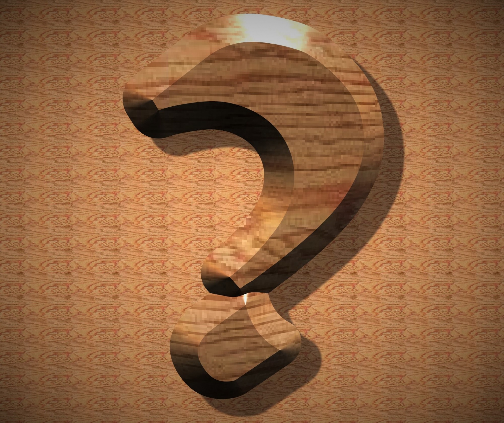 question mark wood free photo
