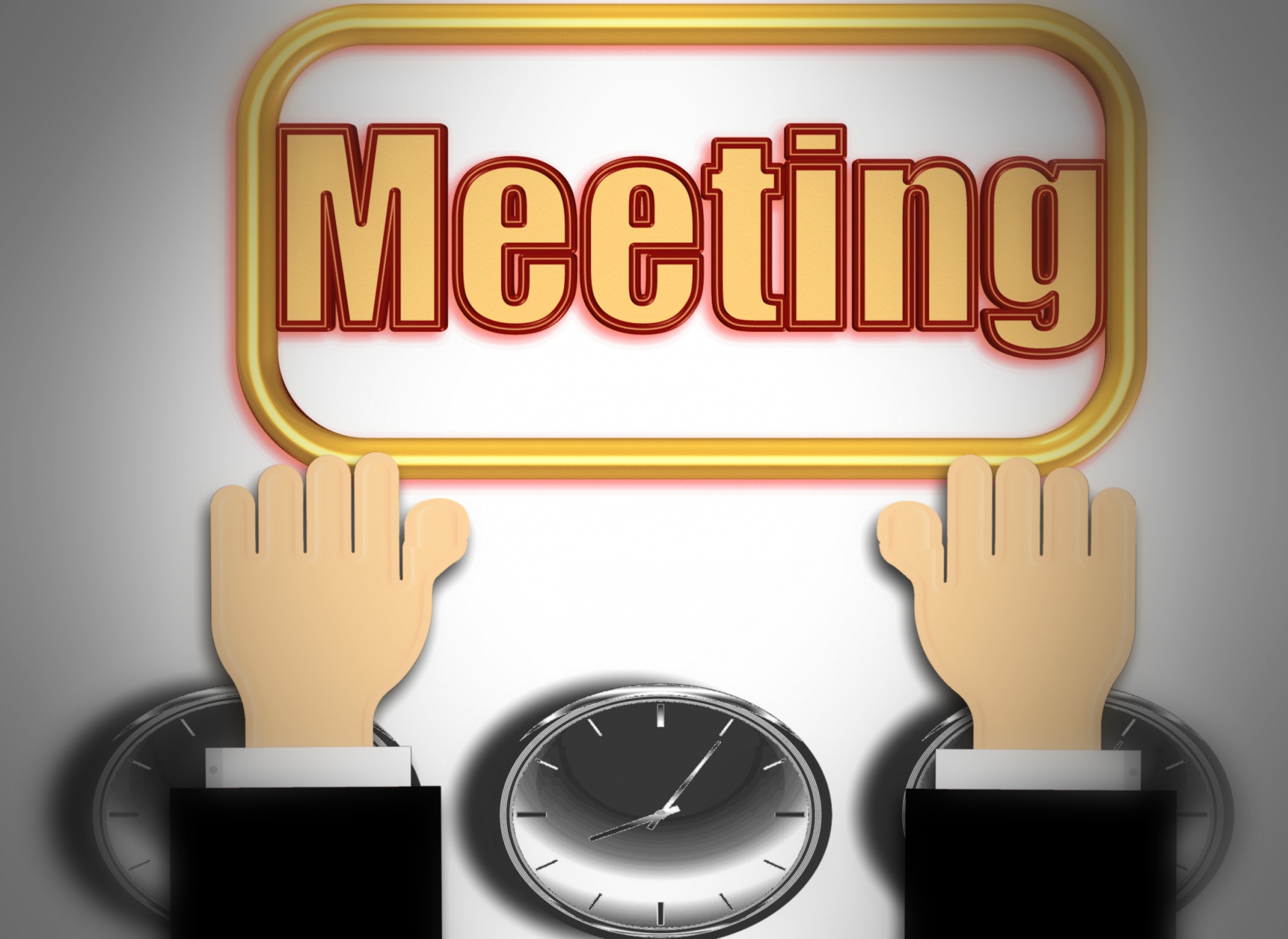 meet meeting clock free photo