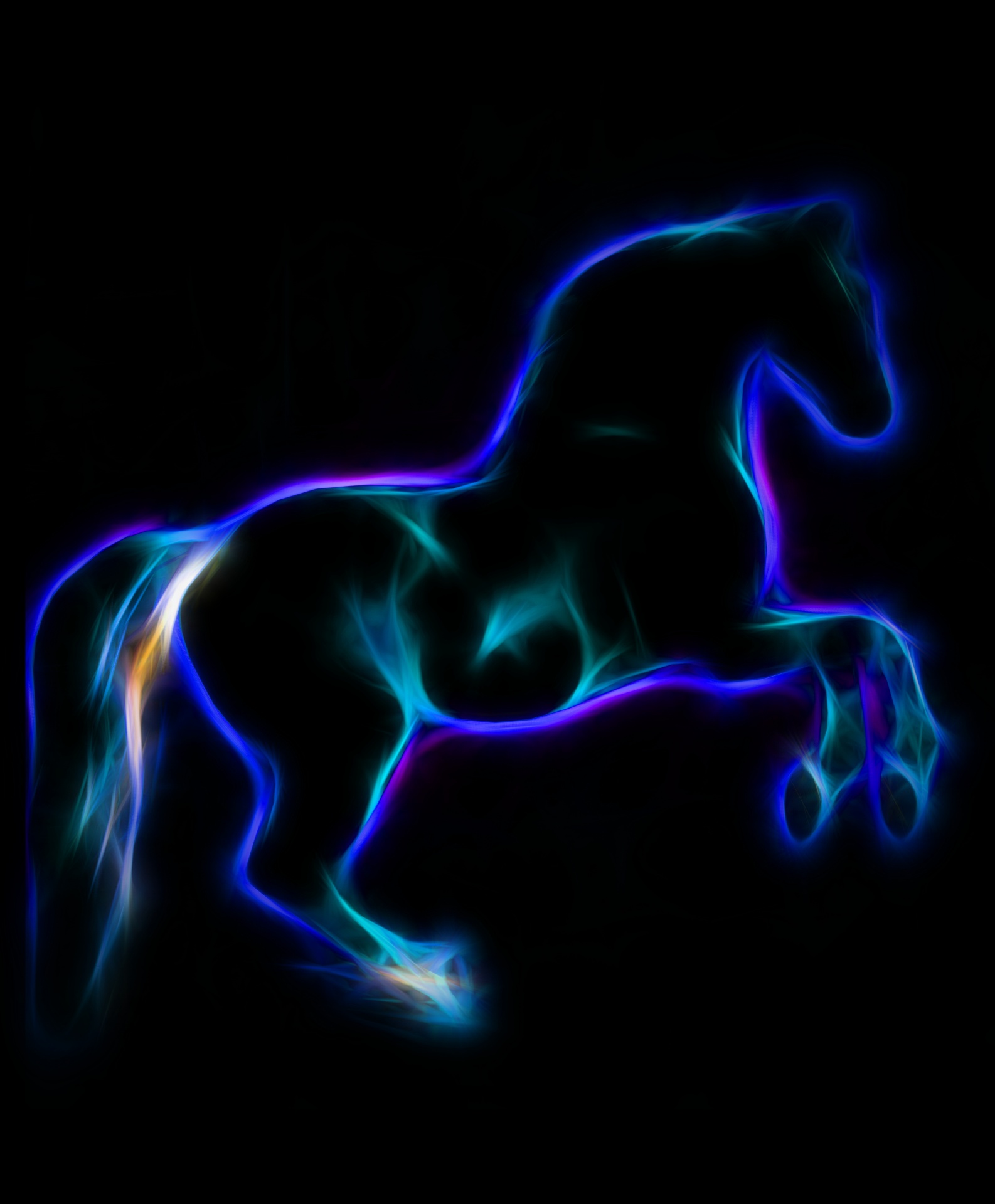 Светящиеся лошадки
