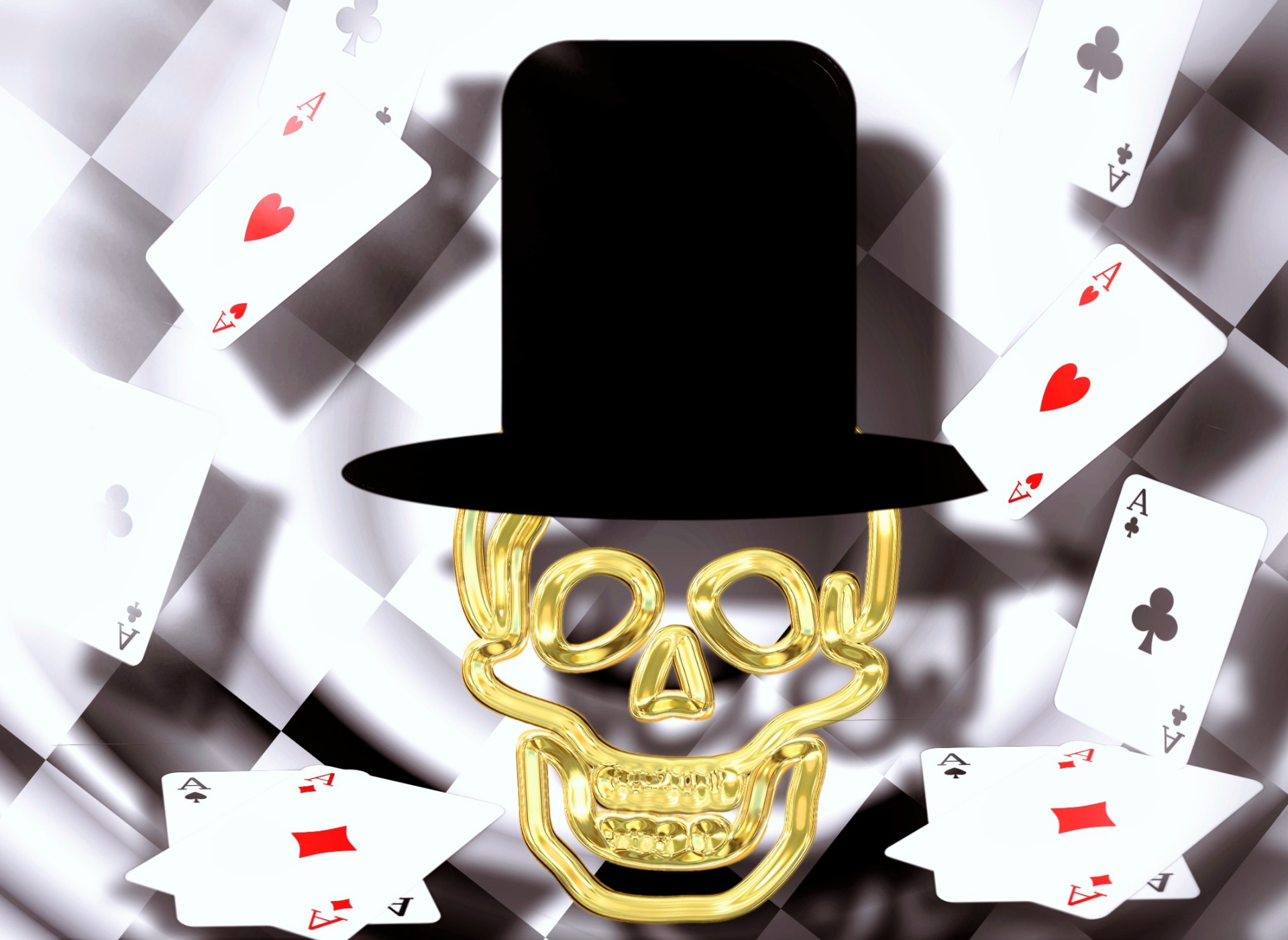 skull banner header free photo