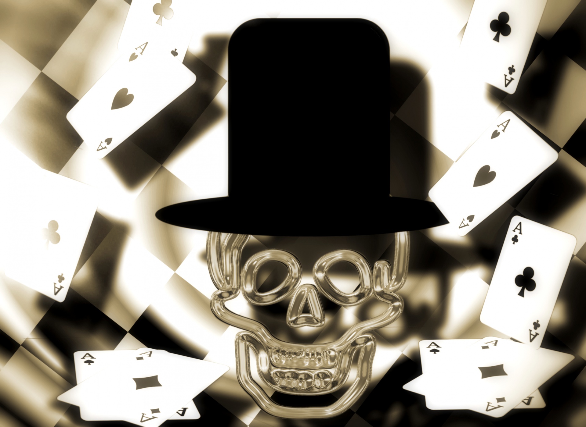 skull banner header free photo