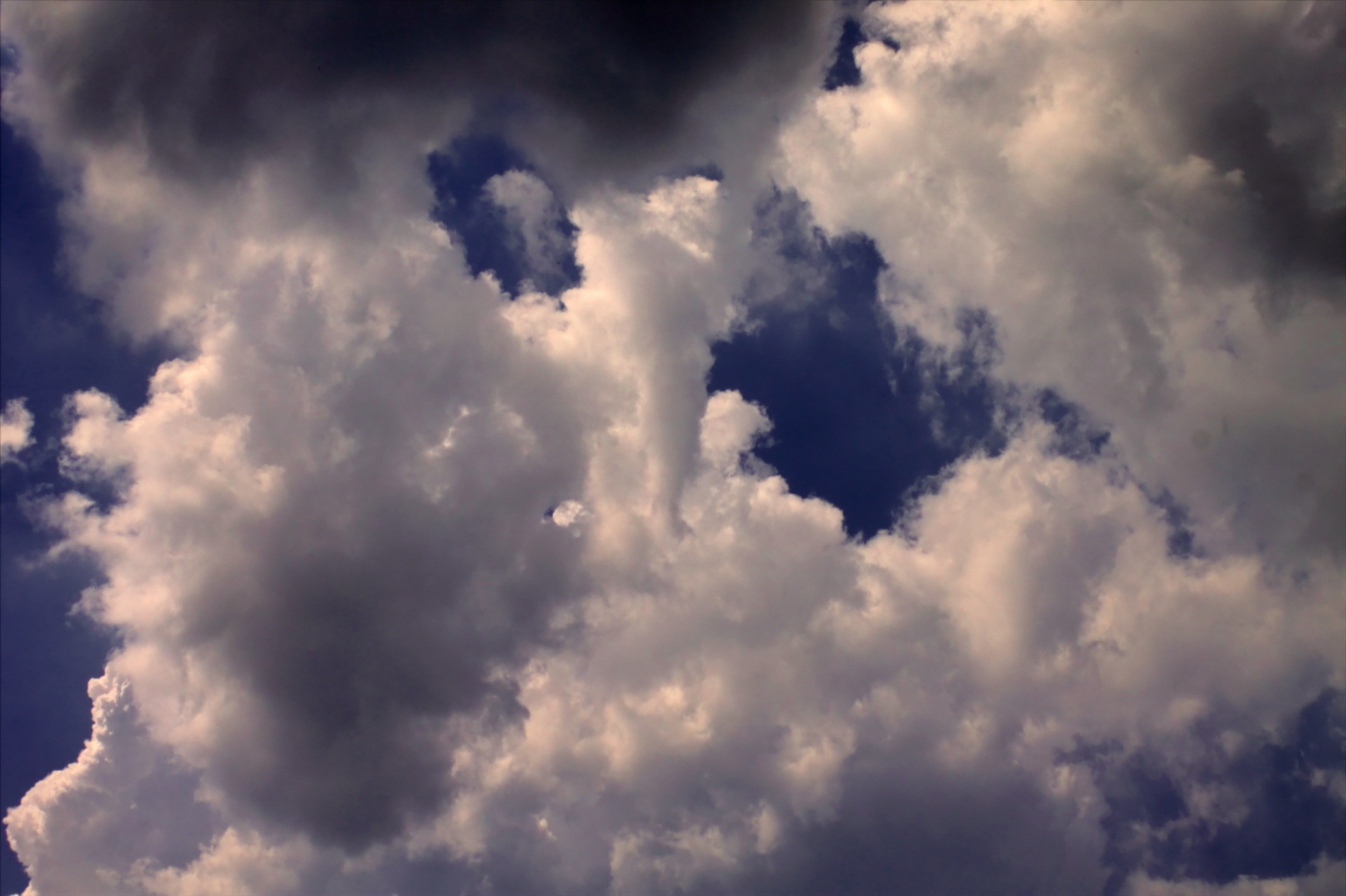 clouds blue form free photo