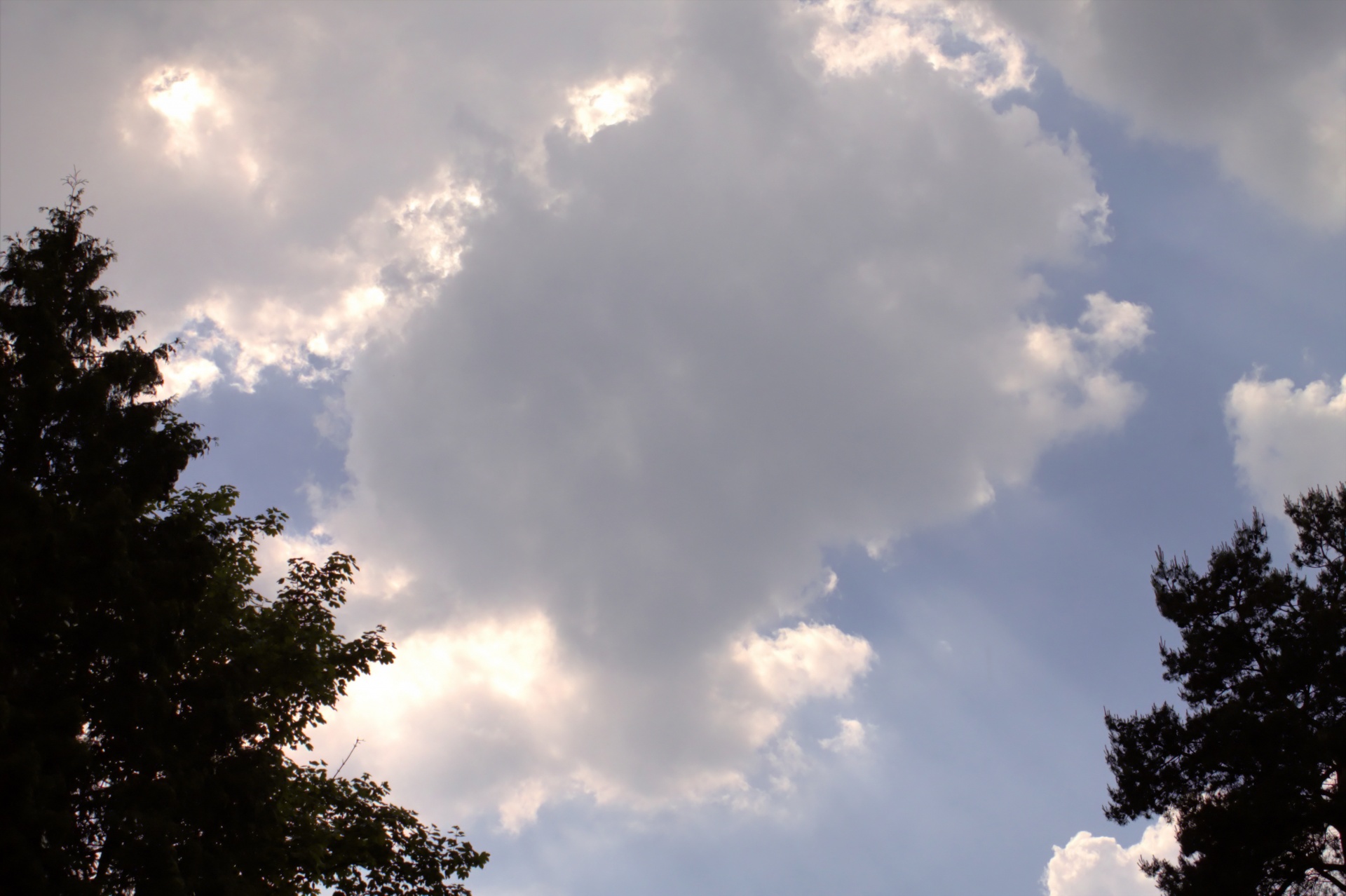 clouds blue form free photo