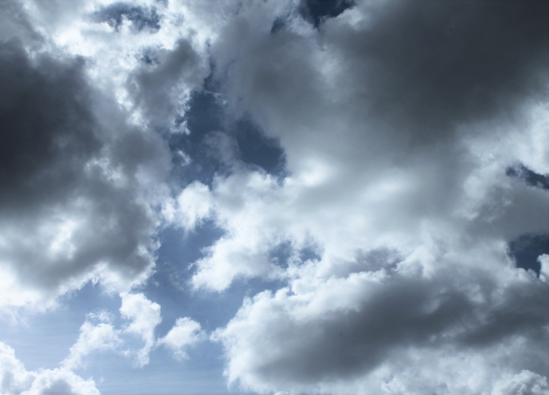 clouds blue form free photo