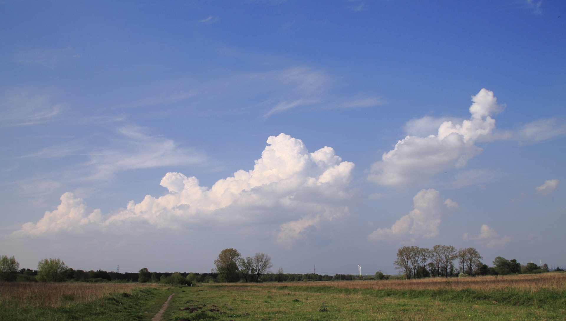 clouds blue form free photo