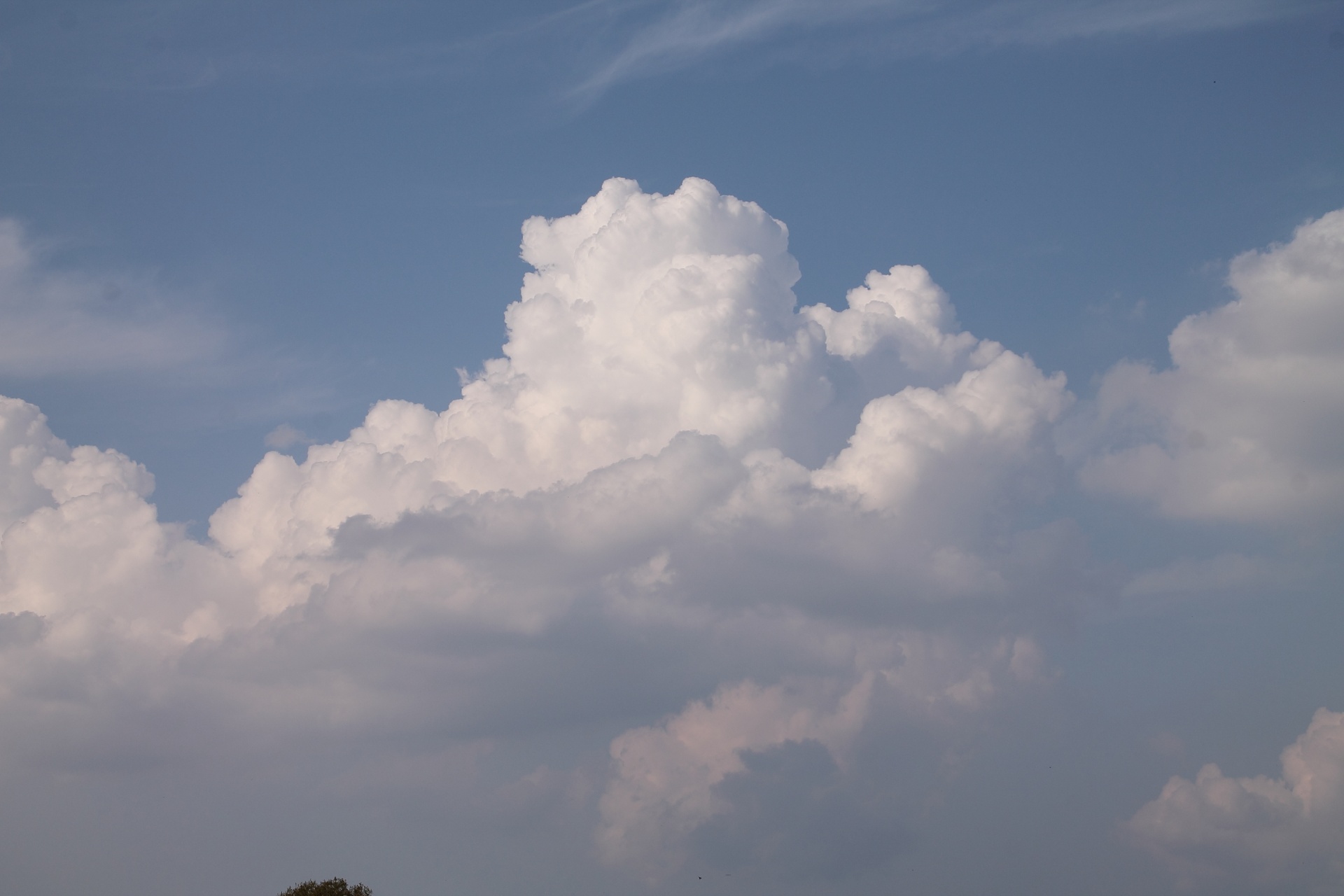 clouds blue form free photo