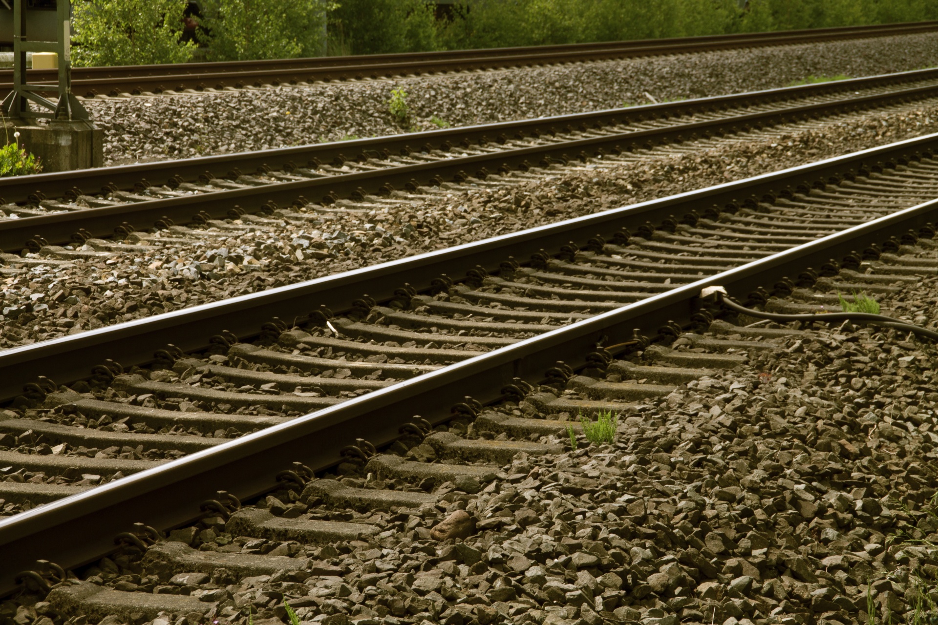 railroad tracks rails free photo