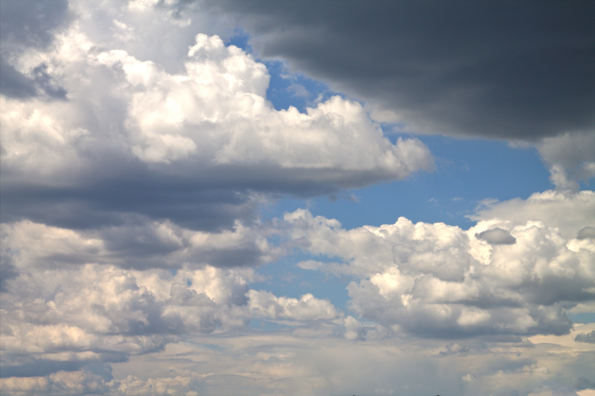 clouds blue form free photo