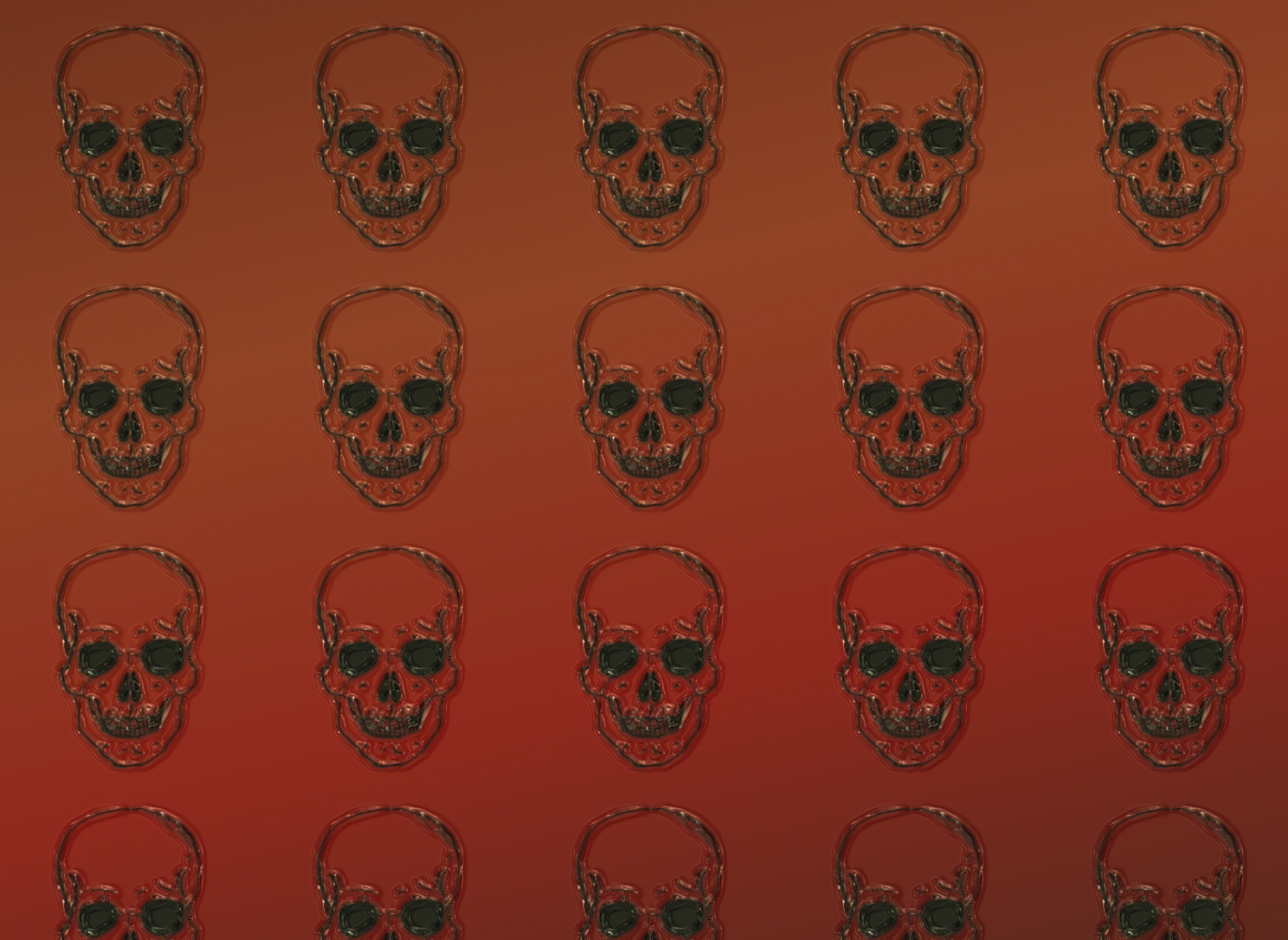 skull banner header free photo