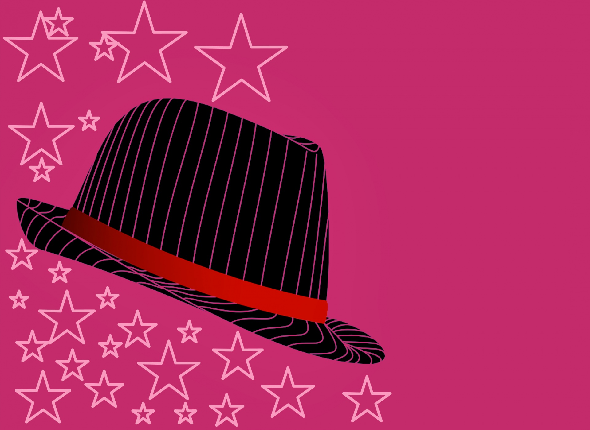 hat star background free photo