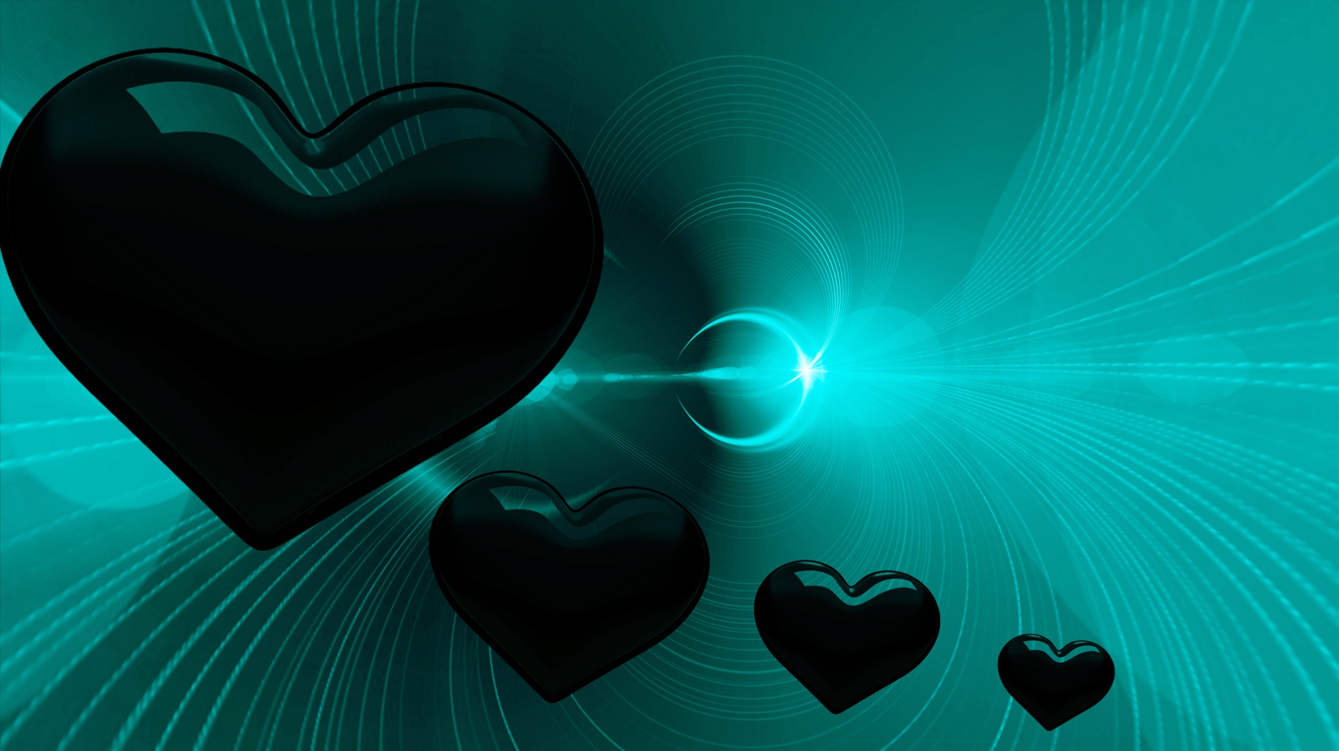 hearts background wallpaper free photo