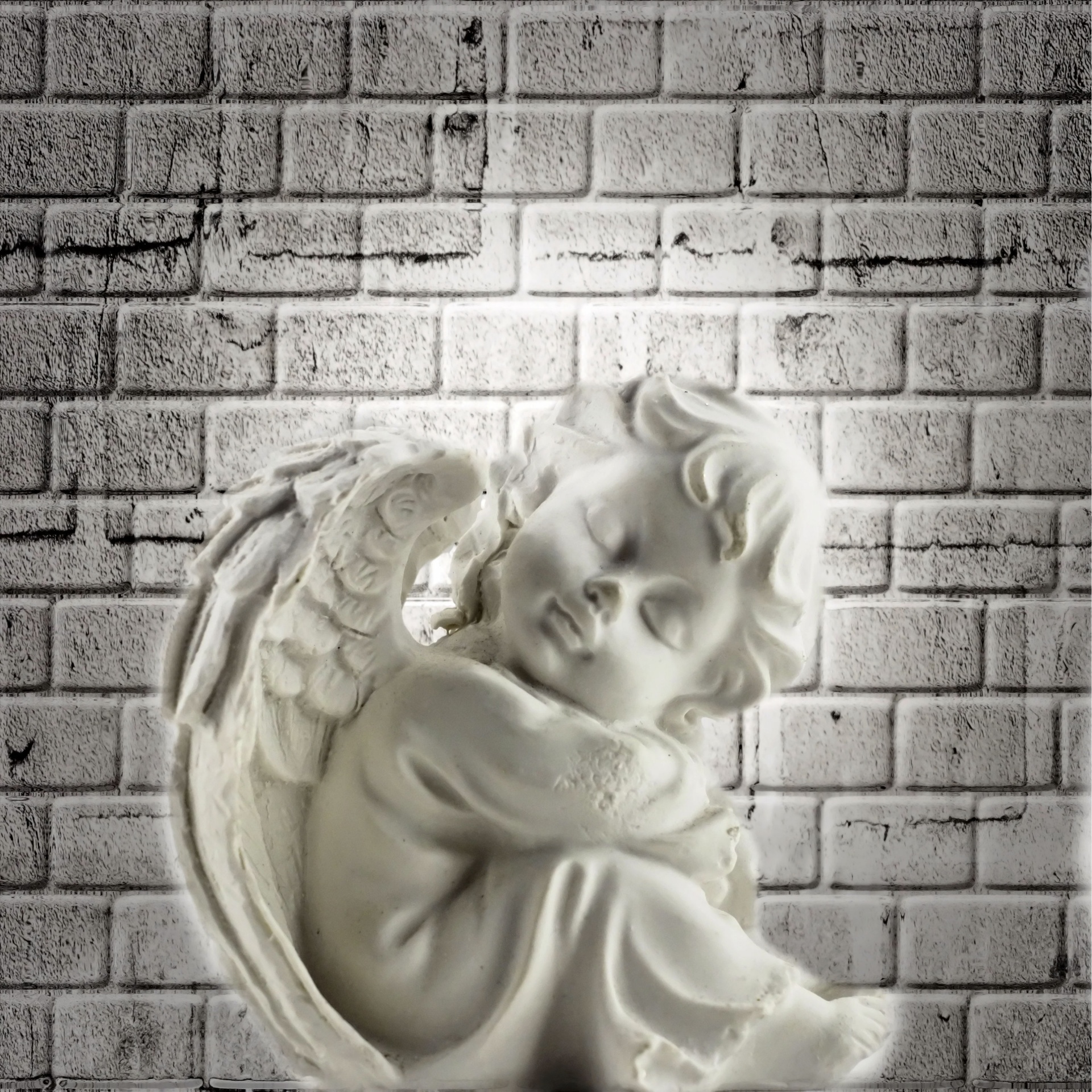 angel wall light free photo