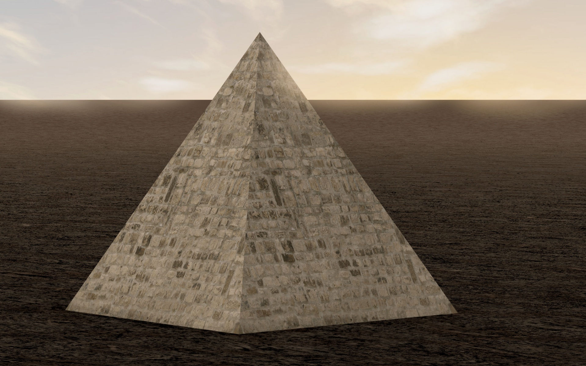 pyramids fantasy landscape free photo