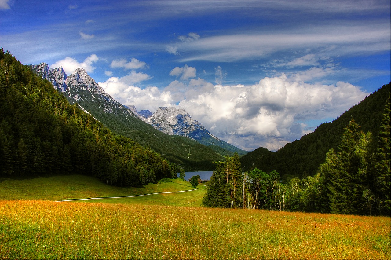 hintersteiner lake tyrol austria free photo