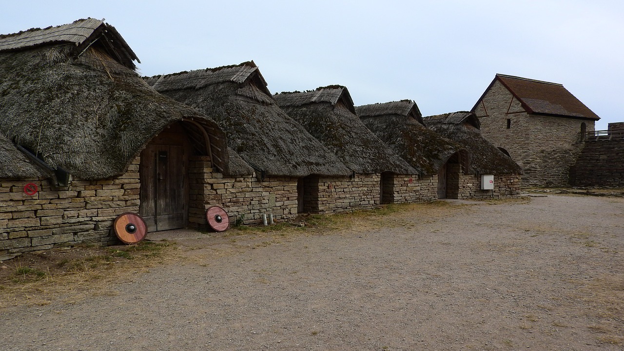historical buildings celtic settlement celts free photo