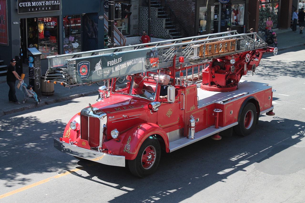 history firefighter truck free photo