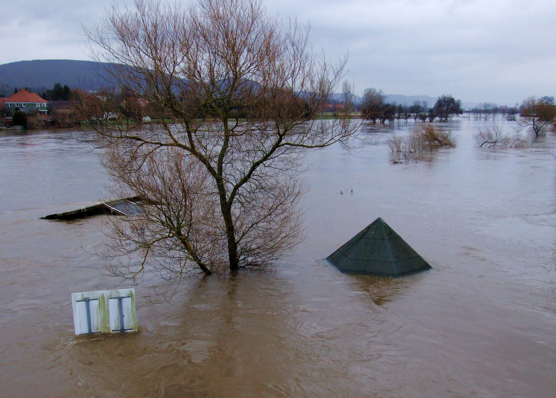 river water flood free photo