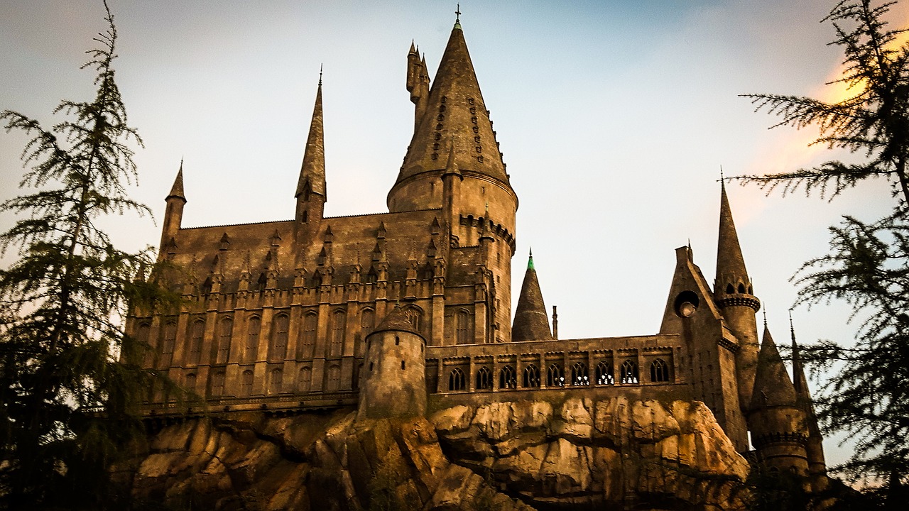 hogwarts harry potter magic free photo