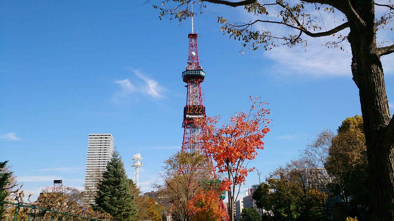 hokkaido sapporo tv tower free photo