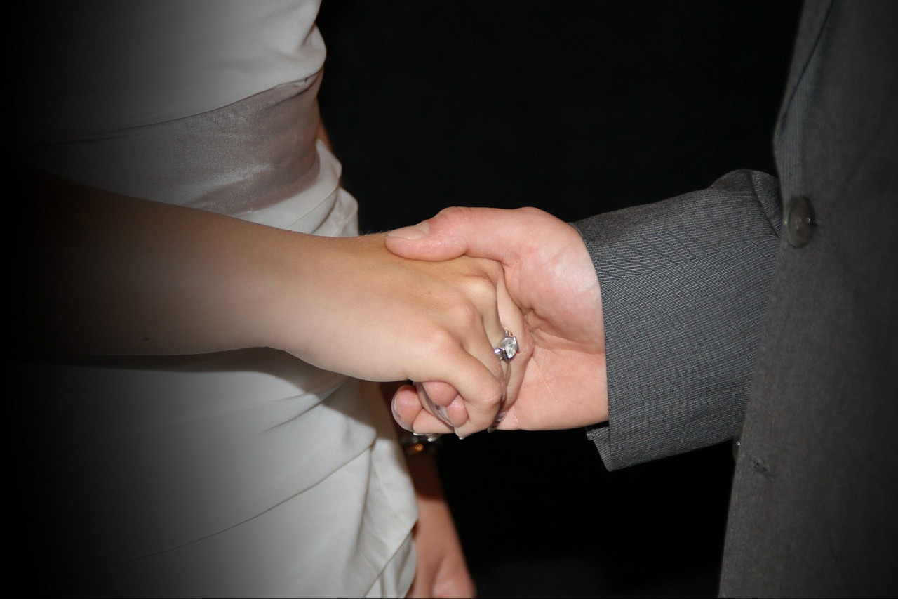 holding hands wedding ring free photo